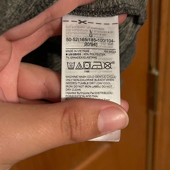 Mens dark grey 1/4 zip athletic pullover size L - Picture 3 of 4